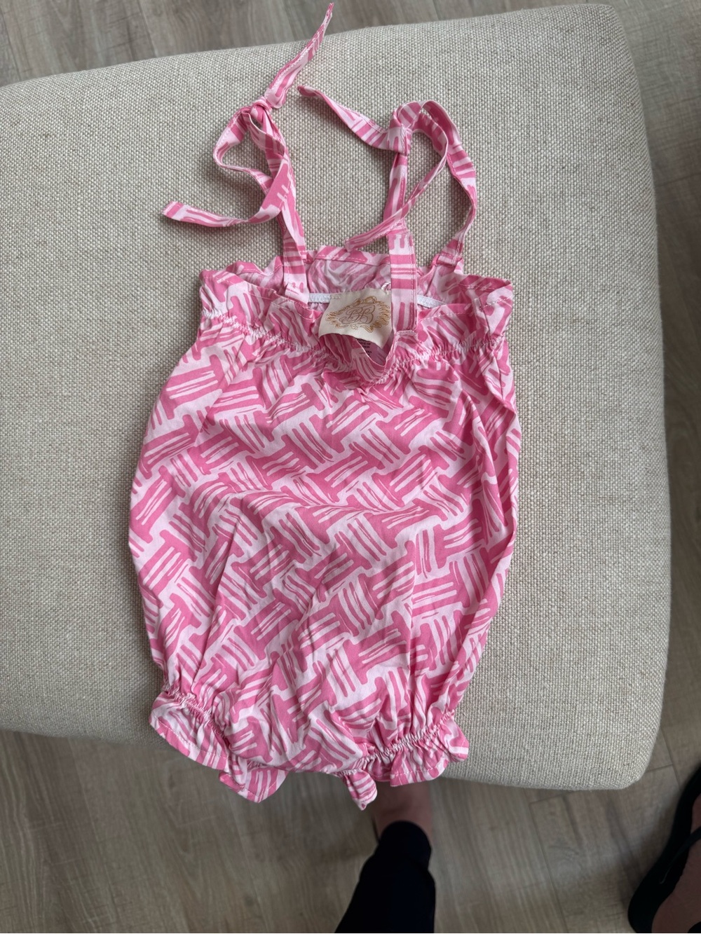 The Beaufort Bonnet Company Pink Patterned Baby Girl Bubble Romper